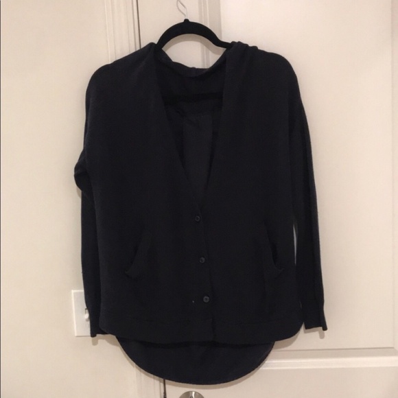 lululemon athletica Sweaters - Lululemon Cardigan navy blue